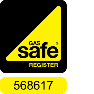 Gas Safe Register logo, registration number 568617 Gas Safe Register logo, registration number 568617