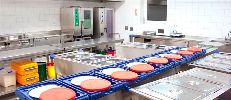 Commercial catering kitchen with gas appliances in Teignmouth | Gas Main Installation Commercial catering kitchen with gas appliances in Teignmouth